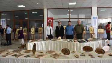 Sinop'ta denetimli serbestlik yükümlülerinden el sanatları sergisi