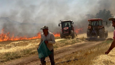 Mardin'de Yangın Erken Müdahale ile Kontrol Altına Alındı