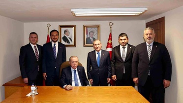 Cumhurbaşkanı Erdoğan, Sultanbeyli Belediye Başkanı Tombaş'ı kabul etti
