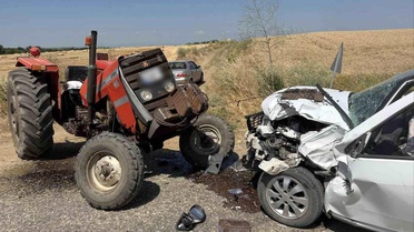 Edirne'de Trafik Kazası: 2 Yaralı