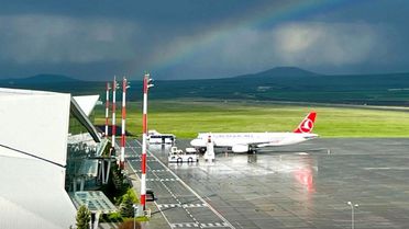 Kars Havalimanı'nda Yoğun Trafik