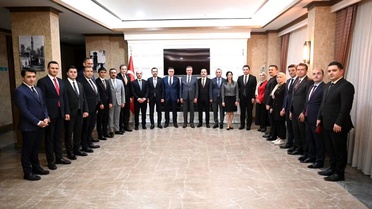 Vali Baruş, görev yerleri değişen idarecilerle buluştu