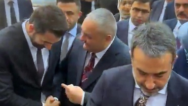 Rasim Arı ve Mesut Özarslan, AK Parti Genel Merkezi’nde