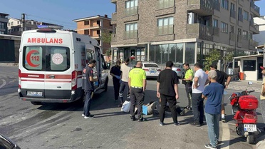 Darıca'da Otomobil-Motosiklet Kazası