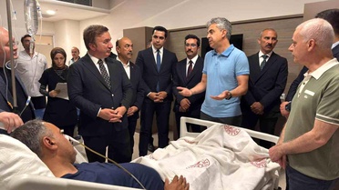 Vali Aydoğdu, Başkan Elçi'nin sağlık durumu hakkında bilgi aldı