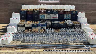 Alanya'da 1750 Litre Kaçak Alkol Ele Geçirildi