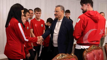 Başkan Kurnaz: 'Avrupa üçüncüsü olan sporcumuz bizleri gururlandırdı'