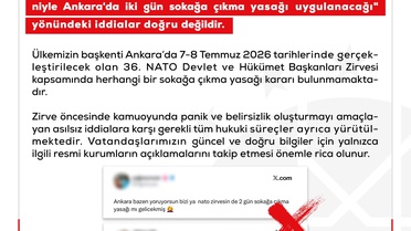 Ankara'da Sokağa Çıkma Yasağı İddiaları Asılsız