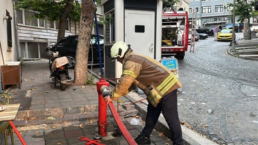 FATİH'te Yangın: 1 Yaralı