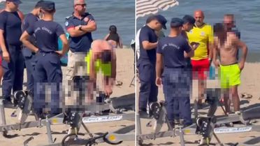 Karasu sahilinde alkol denetimi! Görüntüler kullanıcıları ikiye böldü