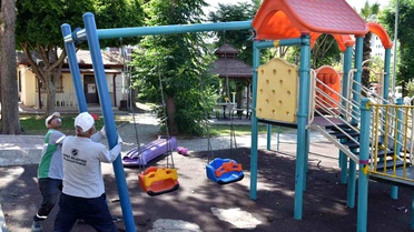 Kepez'den çocuklara güvenli oyun alanları
