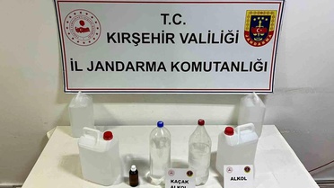 Kırşehir'de Kaçak Alkol Operasyonu