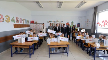Samandağ'da karne sevinci yaşandı