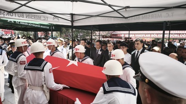 Suriye'de şehit olan astsubay Mersin'de toprağa verildi