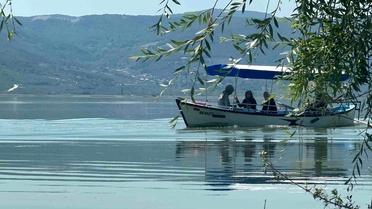 Uluabat Gölü'nde Su Seviyesi Düştü