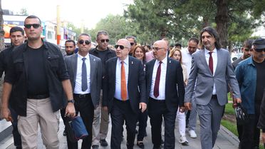 Ümit Özdağ Kayseri'de yoğun temaslarda bulundu