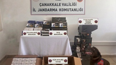 Çanakkale'de Kaçak Tütün Operasyonu