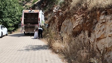 Çermik'te turizm bölgesinde temizlik