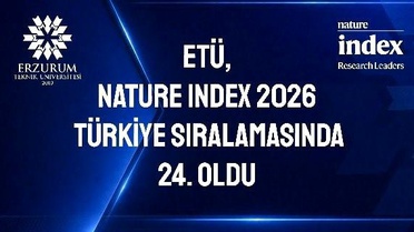 ETÜ, Nature Index'te 24. Sırada