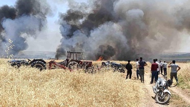 Karkamış'ta Yangın: 400 Dönüm Buğday Kül Oldu