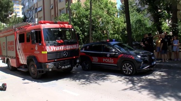 Kadıköy'de Ağaç Dalı Araca Düştü