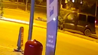 Karaman'da belediye işçisinin ölümüyle sonuçlanan kaza kamerada