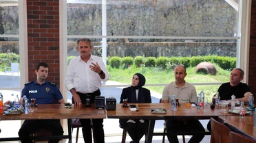 Kaymakamı Şendur'a veda etti