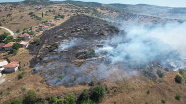 Kula'da Maki Yangını: 30 Dönüm Ziyan
