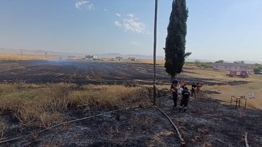 Mardin'de Anız Yangınları Kontrol Altına Alındı