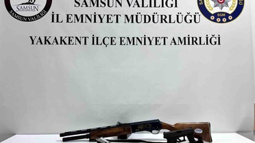 Samsun'da Ruhsatsız Silah Operasyonu