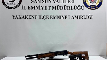Samsun'da Ruhsatsız Silah Operasyonu