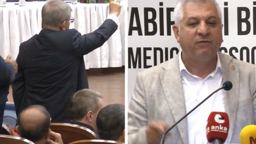 TTB kongresinde ortalık karıştı: Davutoğlu ile EMEP Genel Başkanı Aslan arasında gerginlik