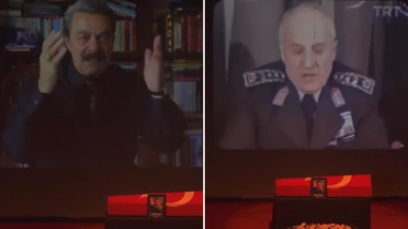 Kadir İnanır'ı anma töreninde 'Kenan Evren' gerilimi! Bir kişi salondan çıkarıldı