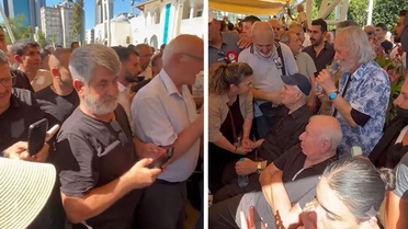 Kadir İnanır'ın cenaze töreninde İlyas Salman ile fotoğraf çektirme yarışına girdiler