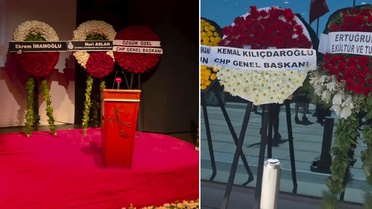 Kadir İnanır'ın cenazesinde çarpıcı kare! Kılıçdaroğlu'nun çelengi kapıda kaldı