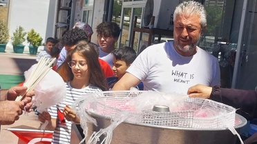Kahramanmaraş'ta karne heyecanı bayraklarla taçlandı