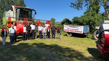 Yerli Yulaf Hasadı Vize'de Yapıldı