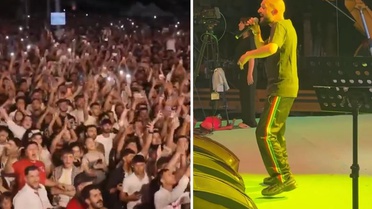 Kürt rapçi Serhado, Diyarbakır'da konser verdi