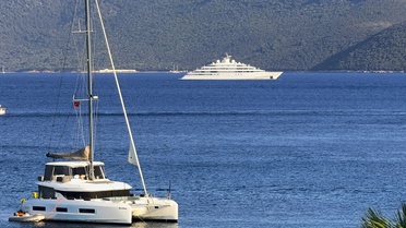 Bodrum'a Golden Odyssey Mega Yat Geldi