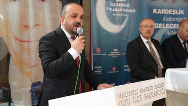 MHP Oltu Kongresi: Vedat Sağlam Yeniden Başkan