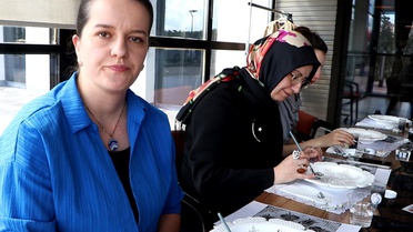 Erzurum'da 'Nar Sanat' ile Çini Workshopları
