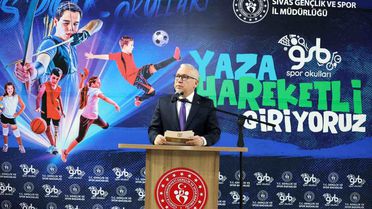 Sivas'ta GSB Spor Okulları Başladı