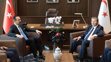 KKTC Cumhurbaşkanı Erhürman Zorlu'yu Kabul Etti