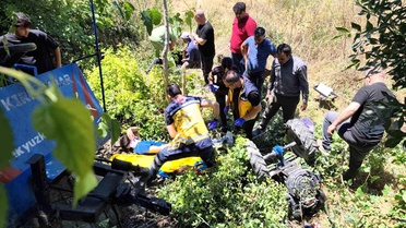Malatya'da çapa motoru devrildi: 3 yaralı