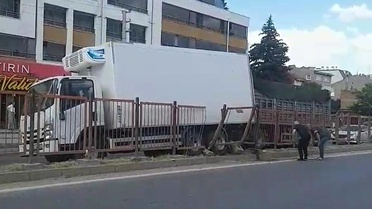 Eskişehir'de Kamyontrafik Kargaşası