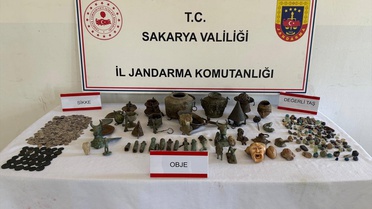 Geyve'de Kaçak Kazı Operasyonu