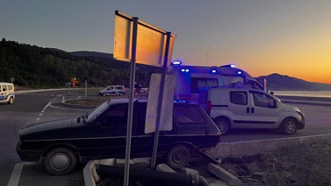 Türkeli'de Trafik Kazası: 1 Yaralı