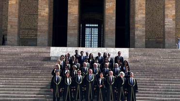 Uyuşmazlık Mahkemesi Anıtkabir'i Ziyaret Etti