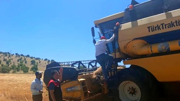 Ağın'da Biçerdöver ve Market Denetimleri Devam Ediyor