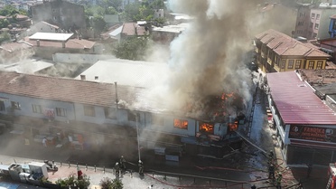 Bursa'da Yangın Kontrol Altına Alındı